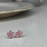 Pink Flowers: Sweet Teeny Tiny Studs.