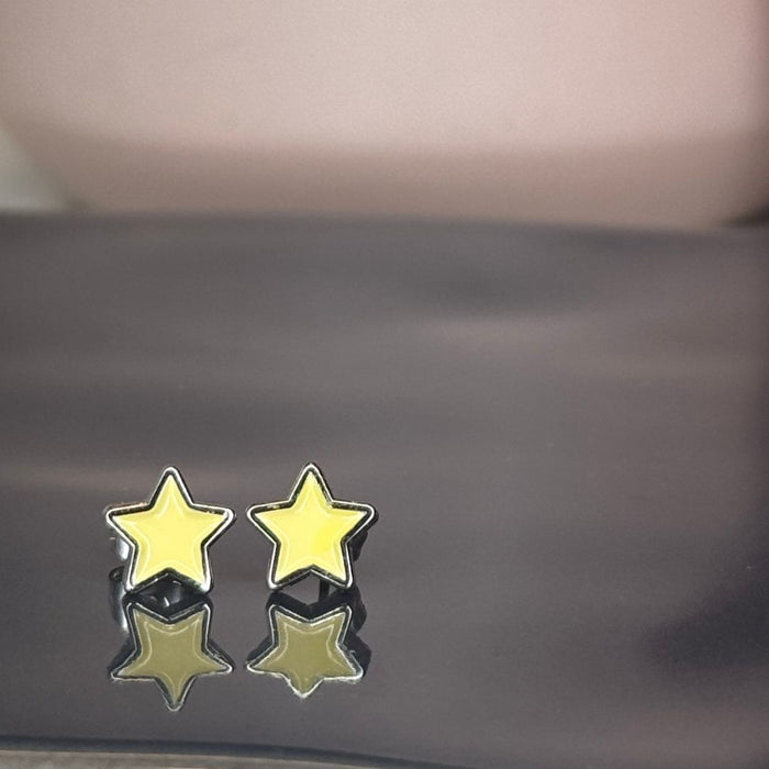 Yellow Star: Sweet Teeny Tiny Studs.