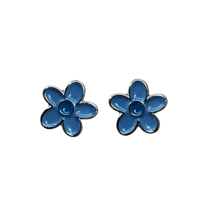 Blue Flowers: Sweet Teeny Tiny Studs.