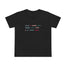 'You' in morse code: T-shirt. Black or white.